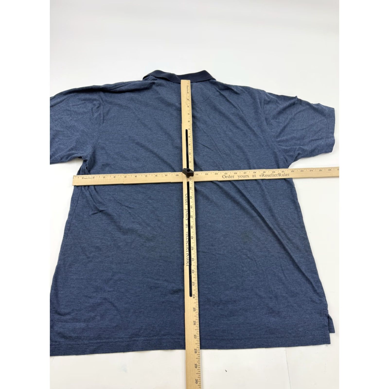 Vintage John Ashford Golf Polo Shirt Mens L Blue 100% Cotton Pocket Casual Top Size US L / EU 52-54 / 3 - 7 Thumbnail