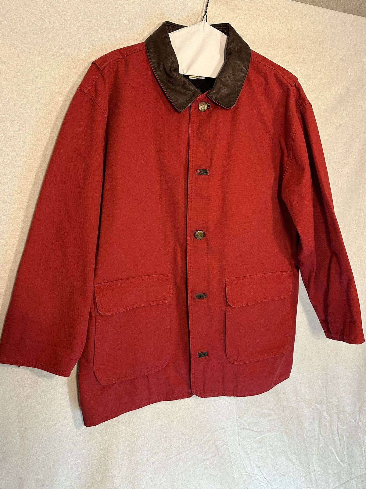 Image of Marlboro Classics Vintage Marlboro Coat in Red, Men's (Size XL)