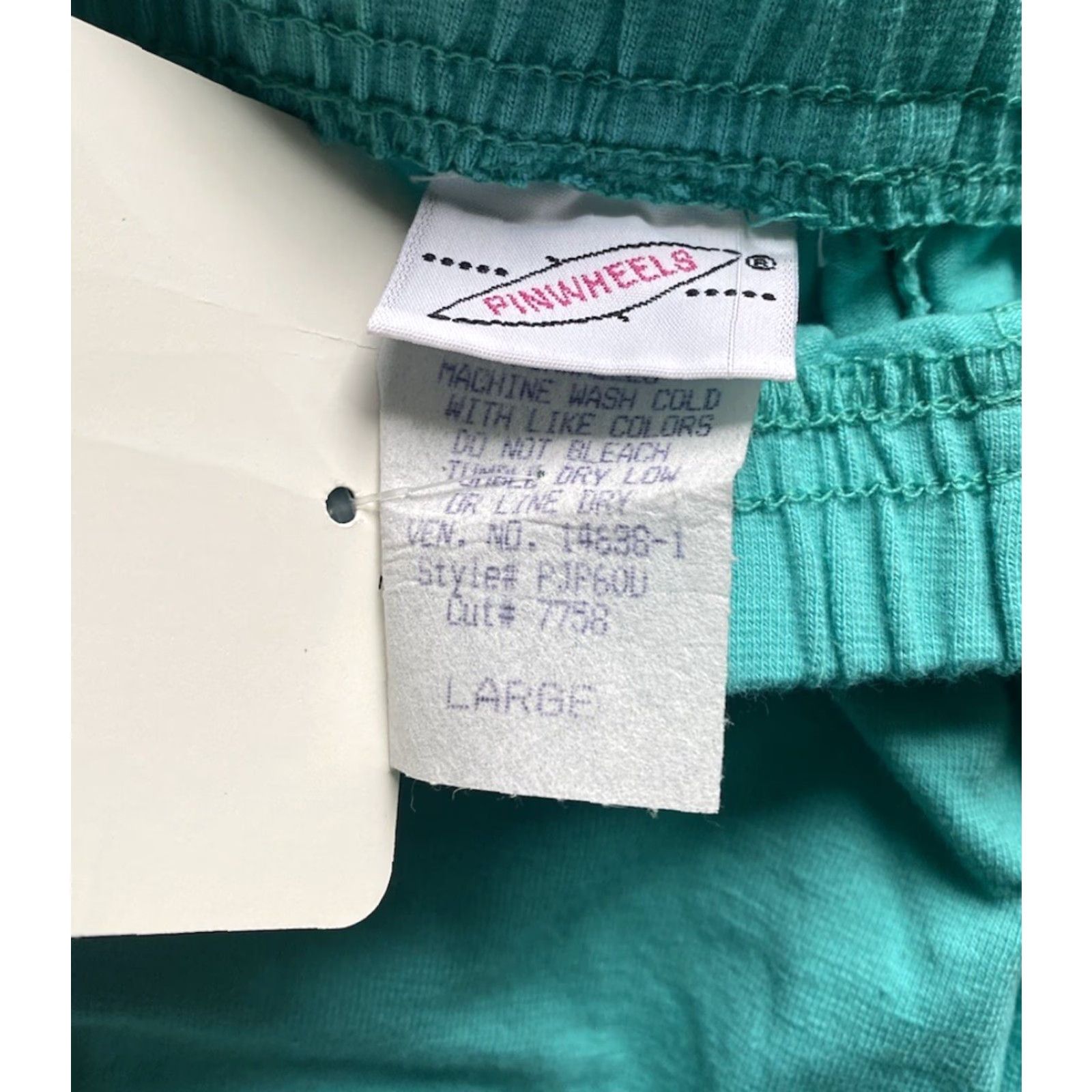 Vintage VINTAGE Pinwheels Pants Women L Green USA Made In USA JCPenney Pinwheels Green Pants Women L USA Vintage Size 36" / US 14 / IT 50 - 6 Thumbnail