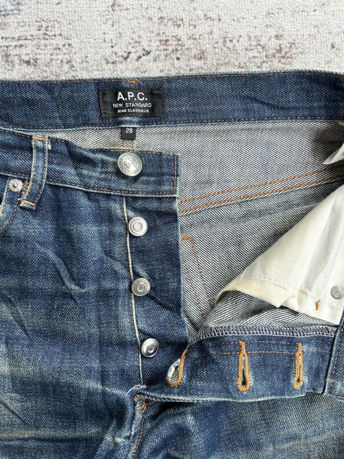 A.P.C. × Jean × Vintage Vintage Selvedge A.P.C Denim Size US 28 / EU 44 - 8 Thumbnail