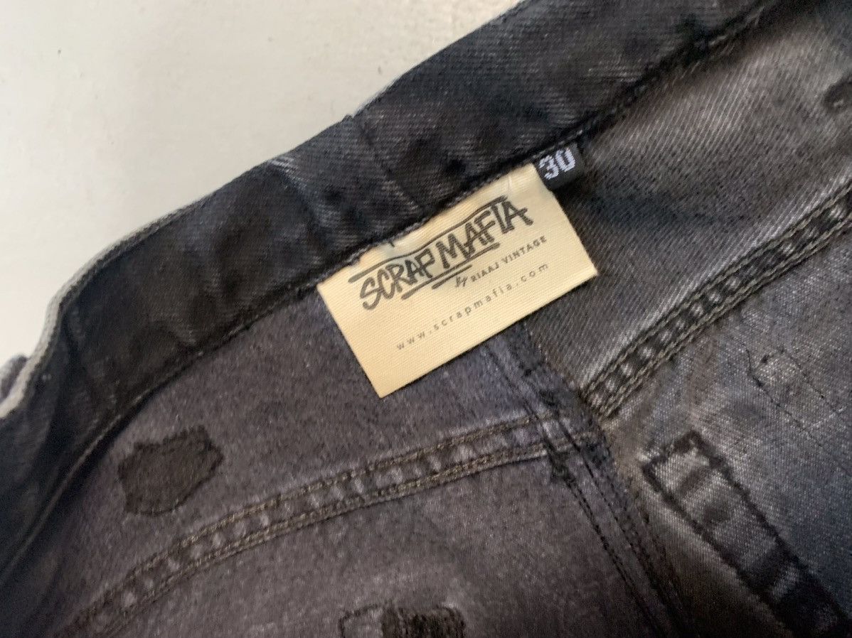 Levi's upcycled levis hand stitch printed baggy fit denim Size US 30 / EU 46 - 7 Thumbnail