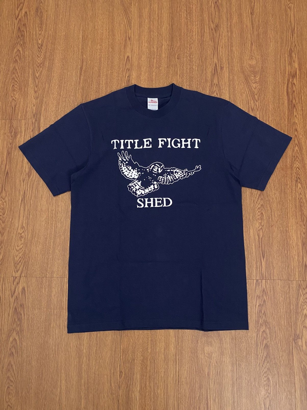 Band Tees Title fight shed navy tee Size US M / EU 48-50 / 2 - 1 Thumbnail