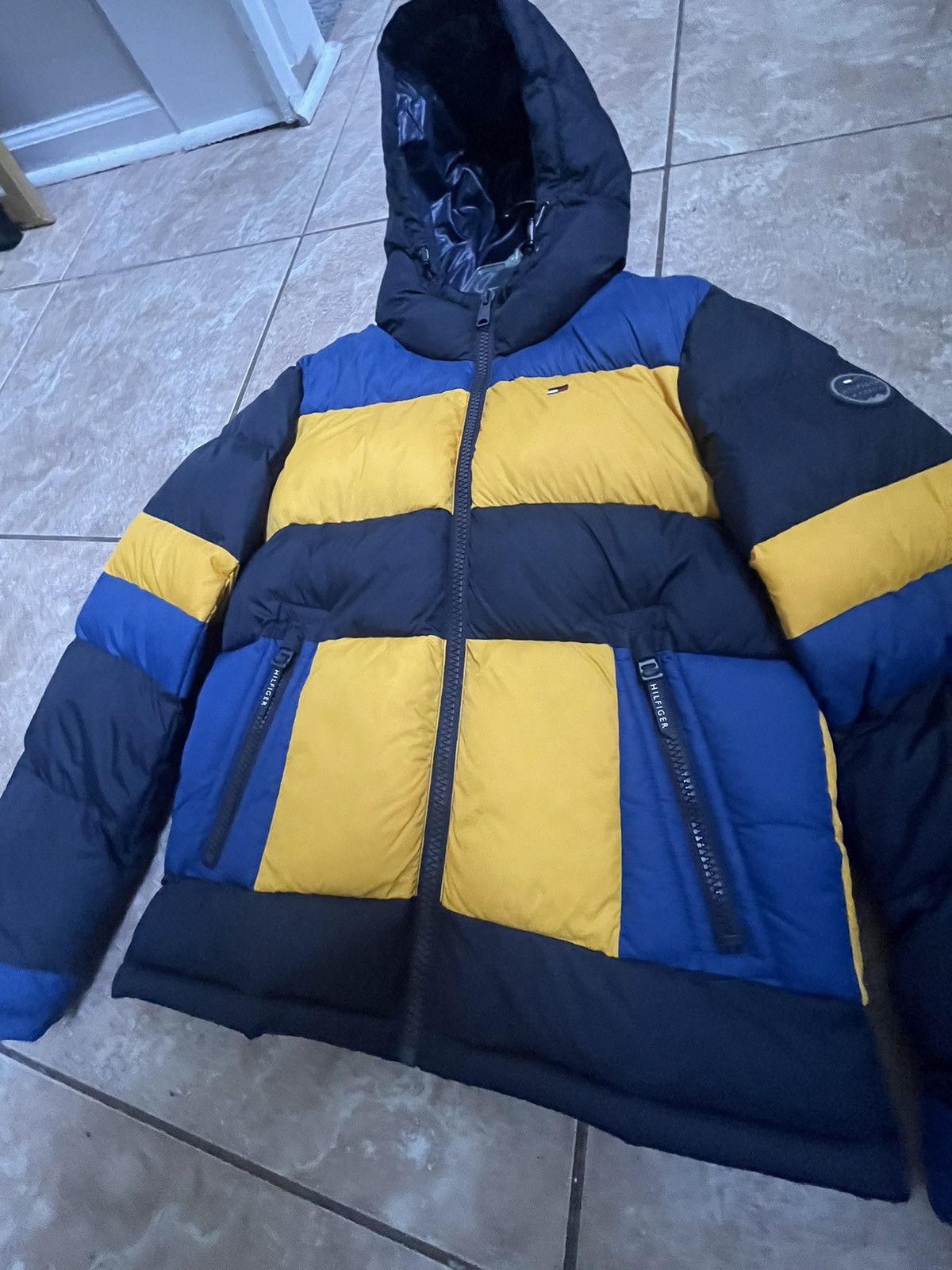 Tommy Hilfiger Tommy Hilfiger Puffer Jacket Yellow & Blue Size US S / EU 44-46 / 1 - 3 Thumbnail