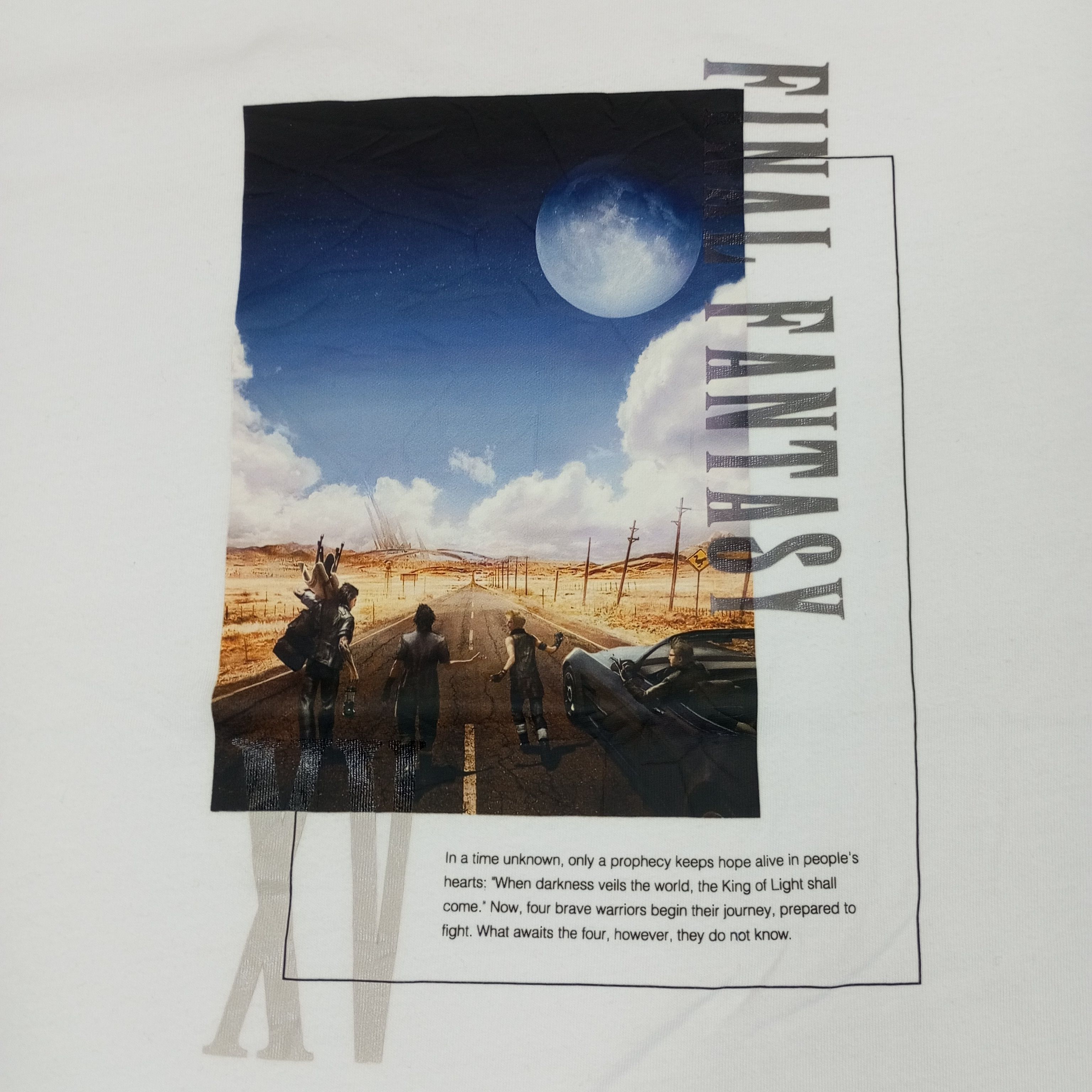 Japanese Brand × The Game × Vintage Final Fantasy 35th Anniversary X Uniqlo Streetwear Tshirt Size US M / EU 48-50 / 2 - 2 Thumbnail