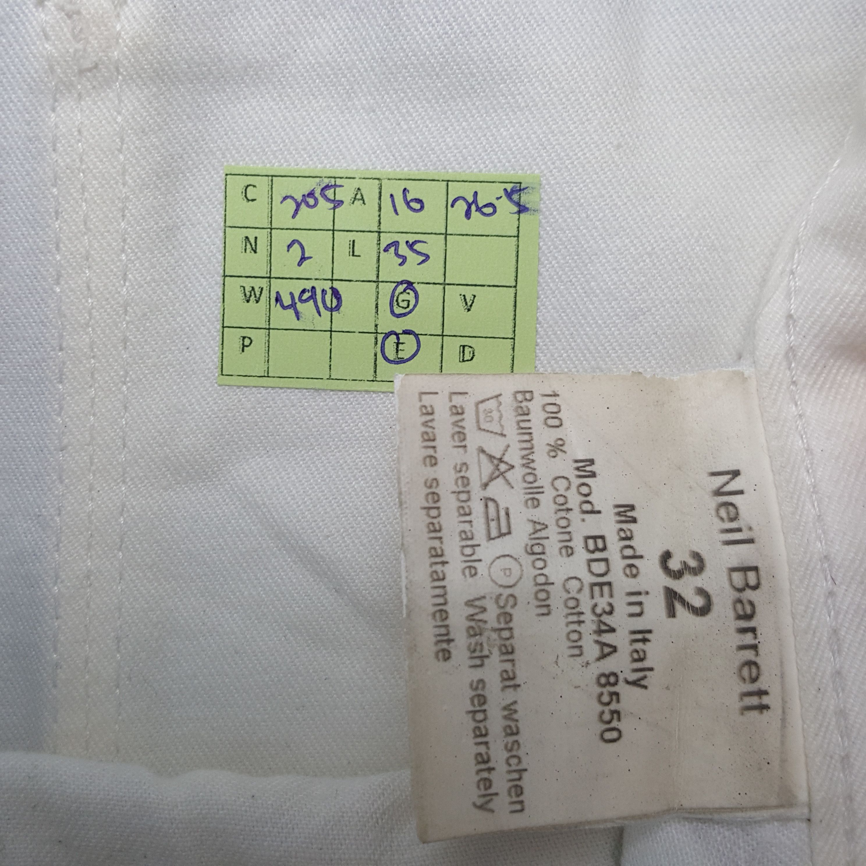 Neil Barrett × Vintage Vintage Neil Barrett Designer Brand Pants Size US 32 / EU 48 - 8 Thumbnail