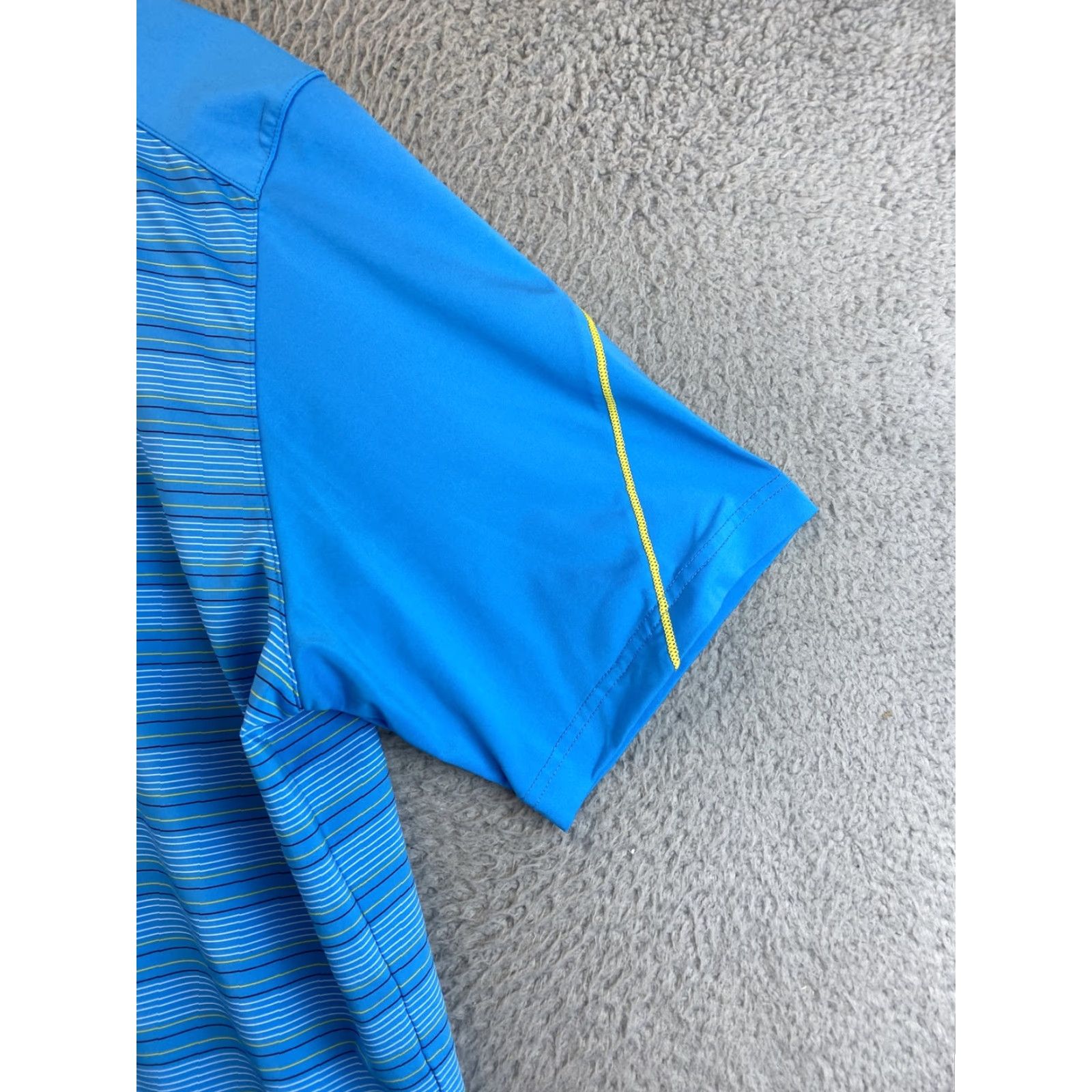 Vintage VINTAGE Greg Norman Play Dry Polo Blue L Men Collared Golf Shirt USA 88-42 Size US L / EU 52-54 / 3 - 4 Thumbnail