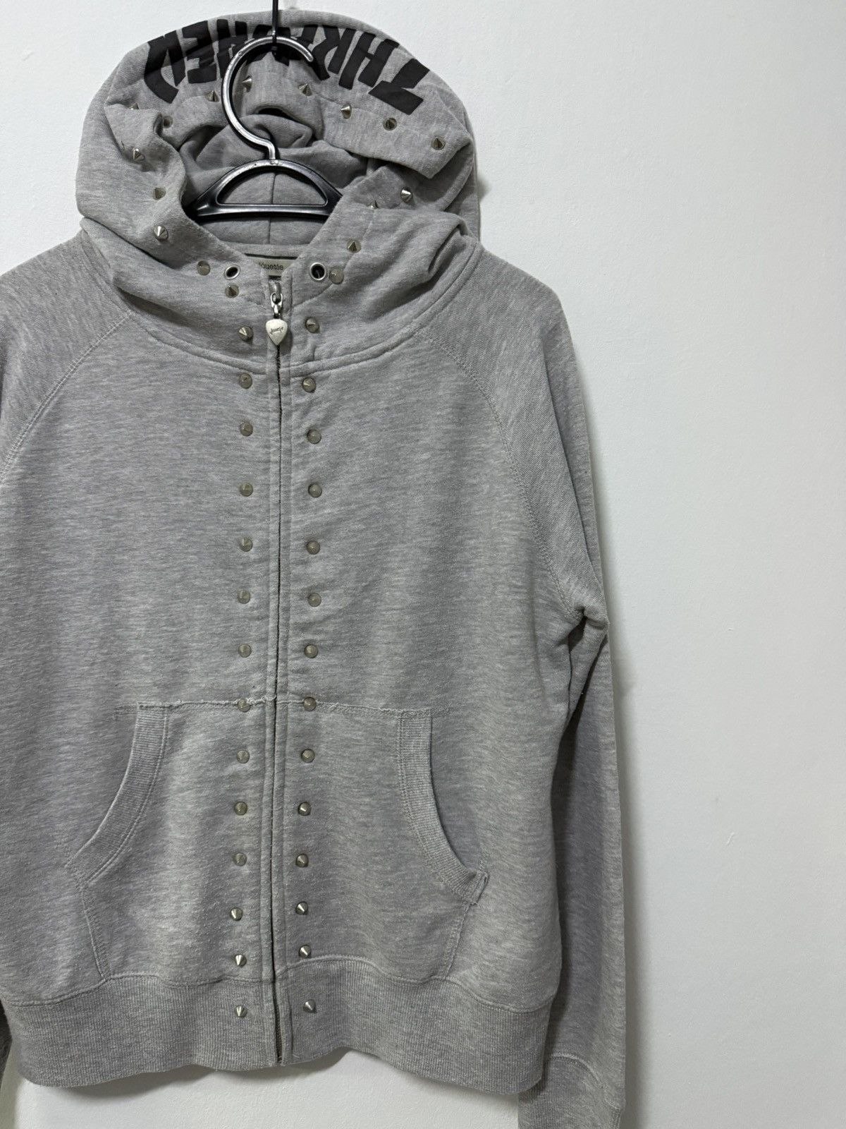 Thrasher Jouetie x Thrasher magazine studded zipper hoodie Size US M / EU 48-50 / 2 - 3 Thumbnail