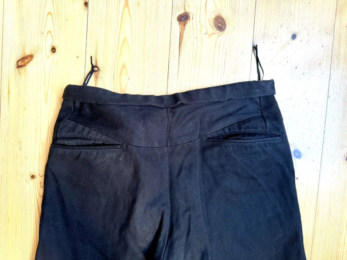 Devoa linen twisted pants