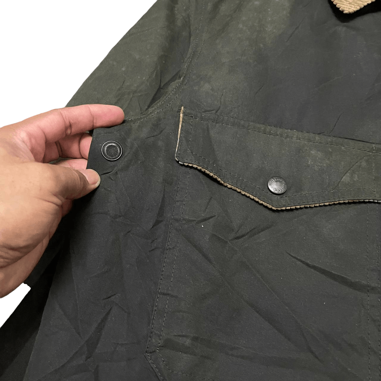 Viyella Vintage Viyella Oil Impregnated Jacket Corduroy Collar Size US M / EU 48-50 / 2 - 6 Thumbnail