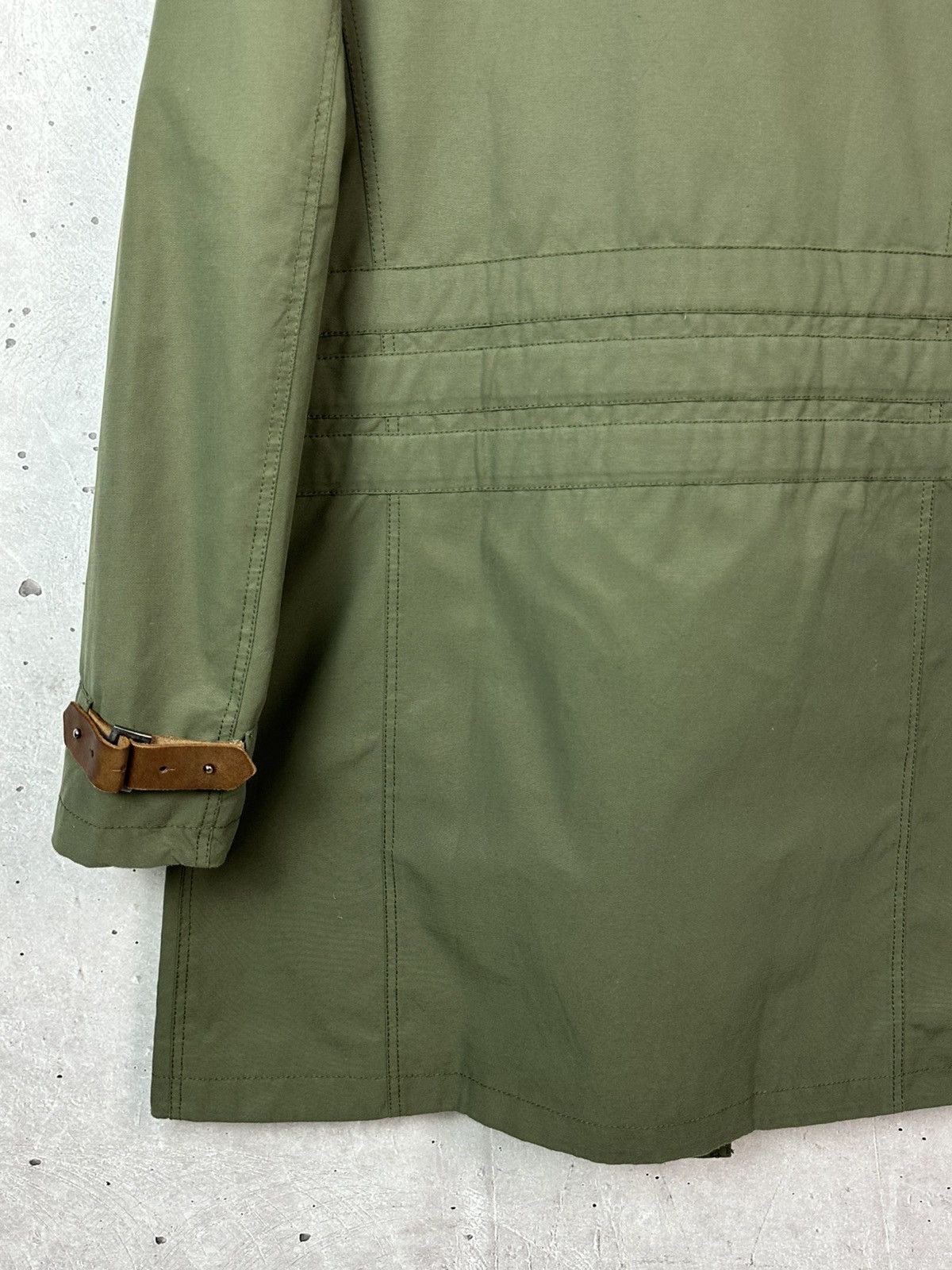 Vintage Benedetta Novi Leather Belts Khaki Made in Italy Jacket Size M / US 6-8 / IT 42-44 - 10 Thumbnail