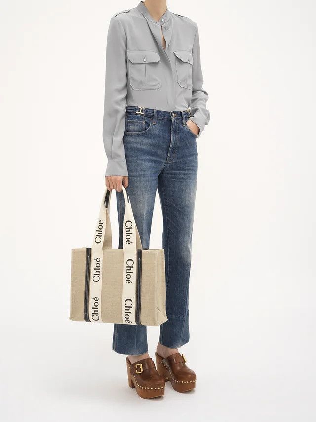 Chloe o1loc1c1024 Size: OS / Tote Bag in Beige Size ONE SIZE - 5 Thumbnail