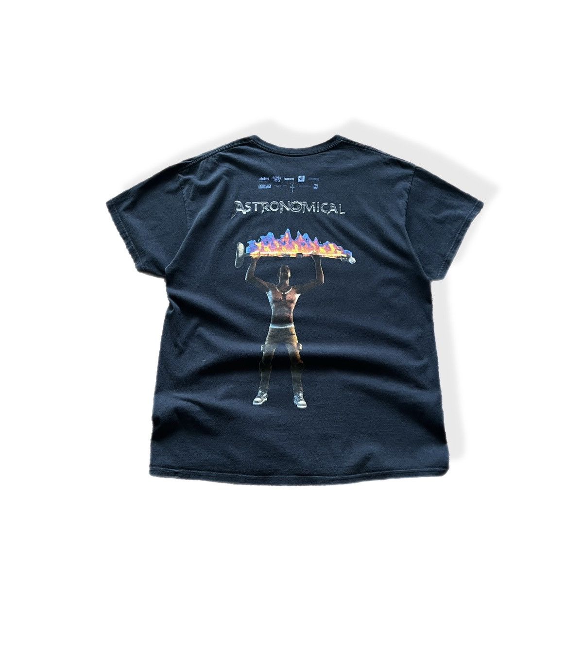 Travis Scott Astroworld T-Shirt Rare Big Logo L