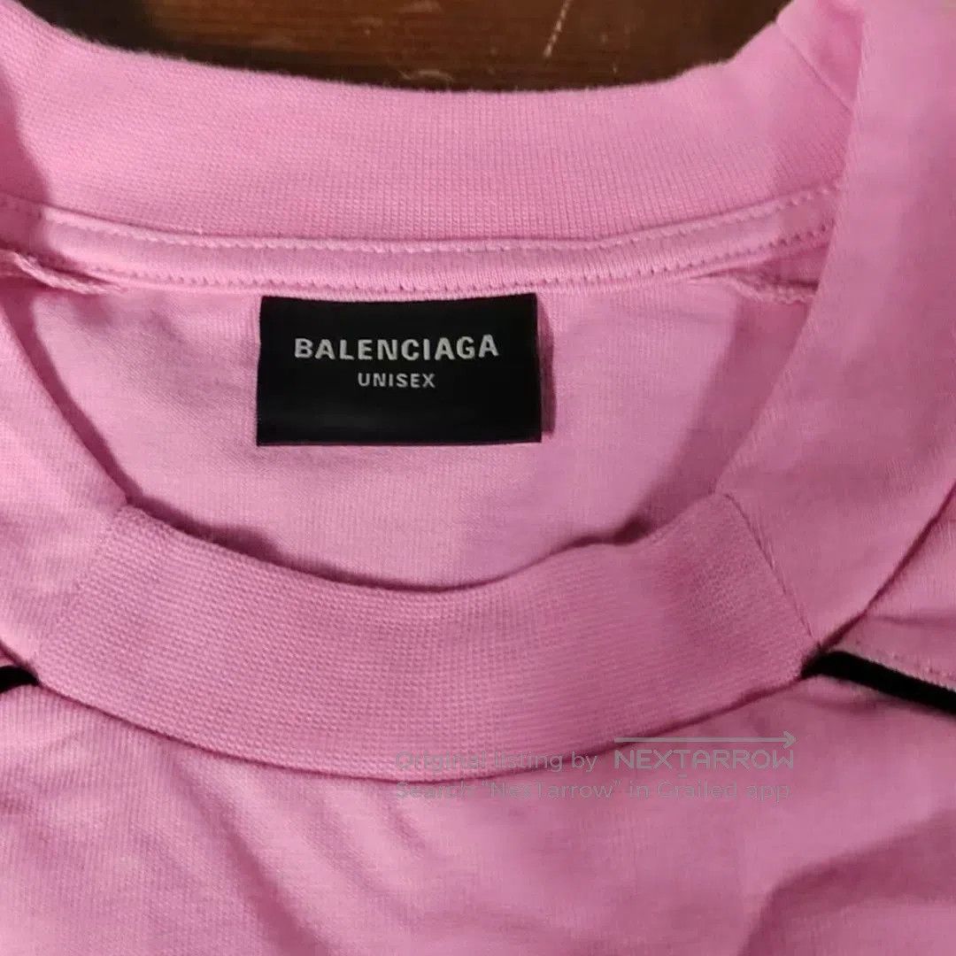 Balenciaga Balenciaga Pink Logo Print Short. Size M / US 6-8 / IT 42-44 - 5 Thumbnail