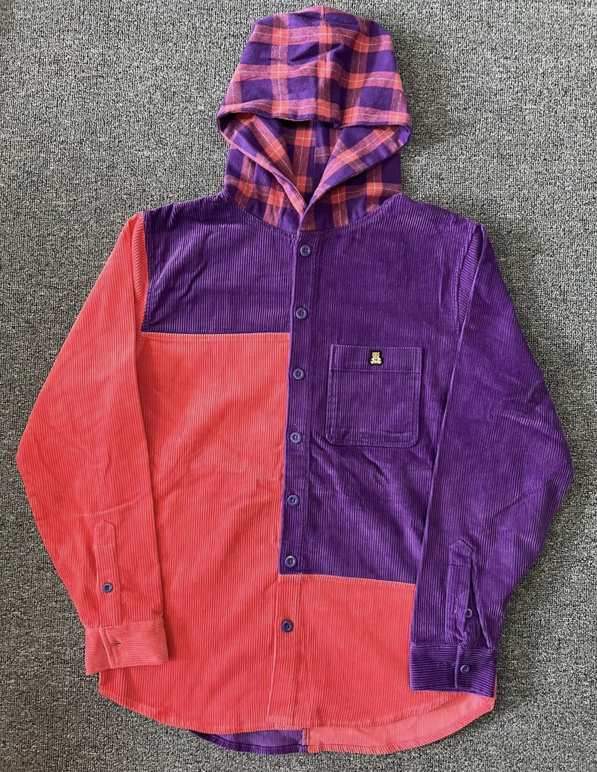 Teddy Fresh Teddy Fresh Corduroy Button-Up Hooded Shirt Jacket Size US XXL / EU 58 / 5 - 1 Thumbnail