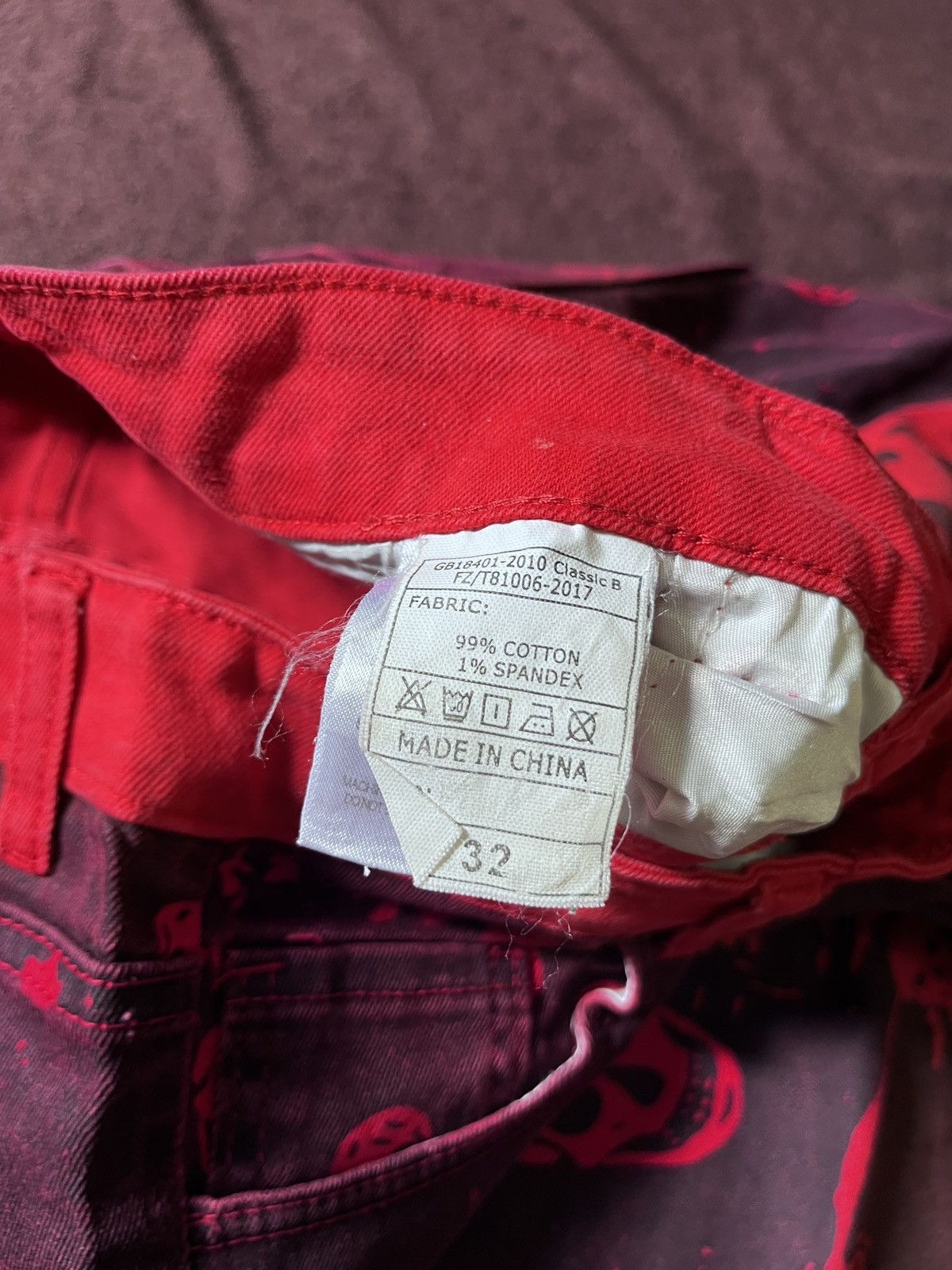 Japanese Brand Red Skulls Lgb Jeans Size US 30 / EU 46 - 7 Thumbnail
