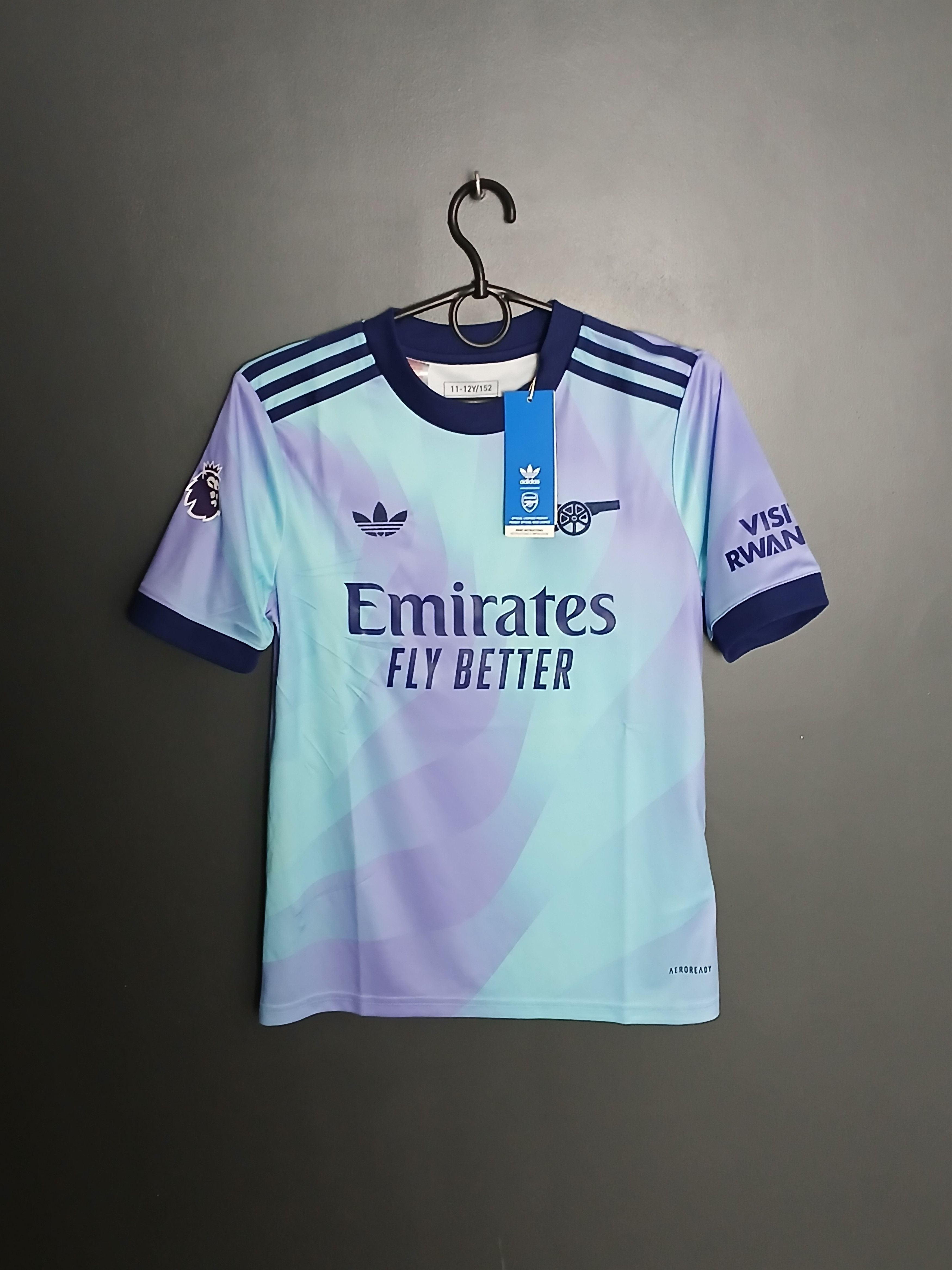 Adidas KIDS New Arsenal 2024/2025 Third Havertz Football Jersey Size US XS / EU 42 / 0 - 2 Thumbnail