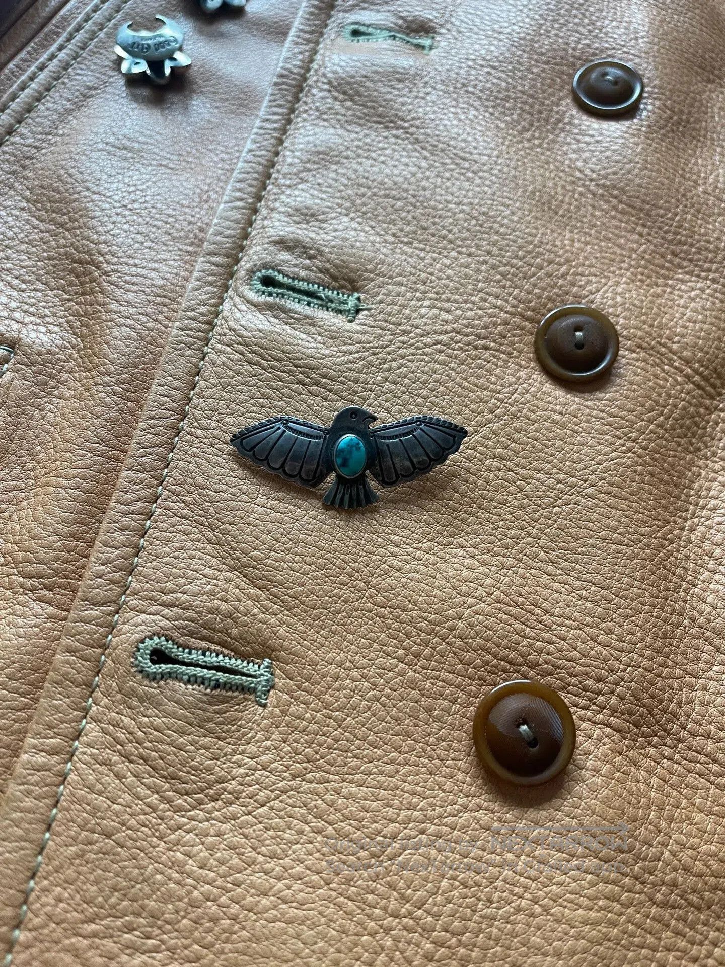 ARIZONA FREEDOM arizona freedom raven pin with turquoise detail. Size ONE SIZE - 1 Thumbnail