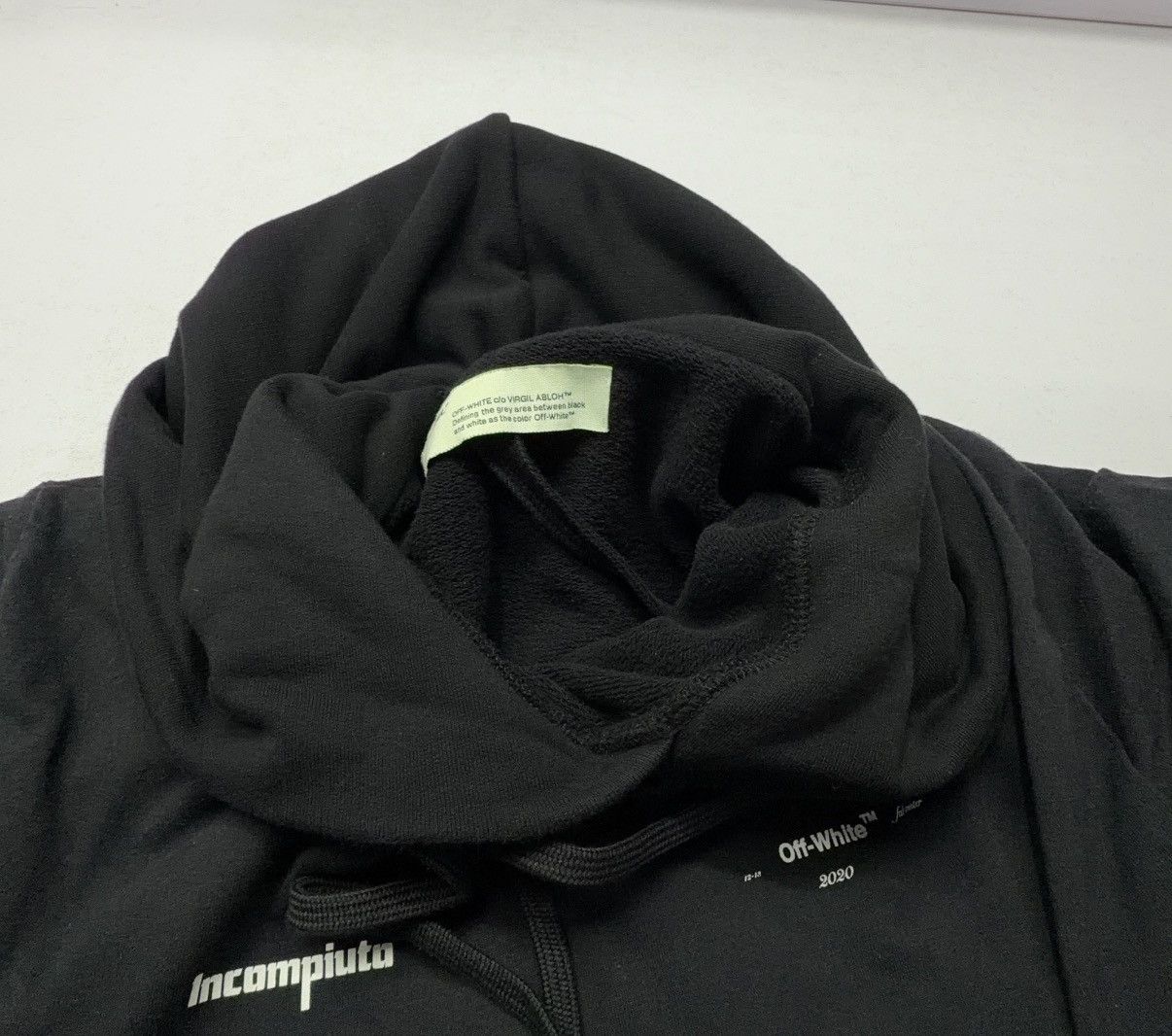 Off-White 19AW Off-White Diag Mariana Double Tee Hoodie Size US M / EU 48-50 / 2 - 7 Thumbnail