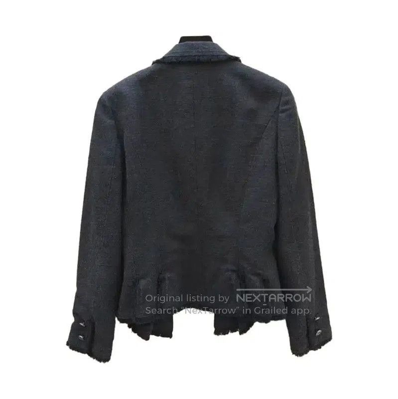 Chanel Chanel Black Silk Blend Doll Collar Short Jacket . Size M / US 6-8 / IT 42-44 - 2 Thumbnail