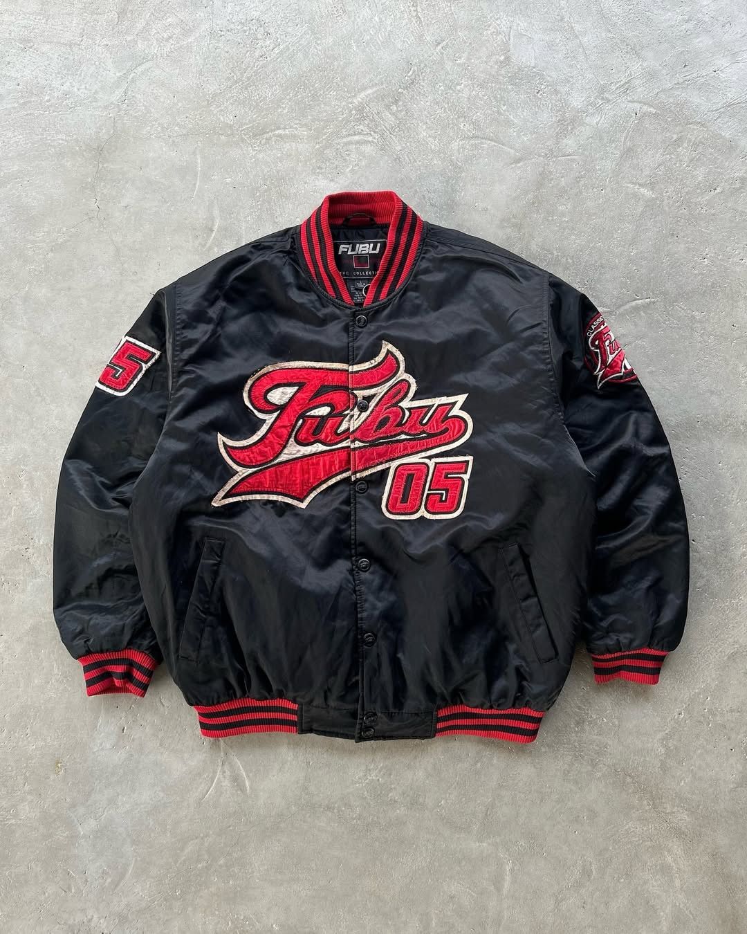 Fubu × Vintage Rare 🔥 90's FUBU 05 Embroidery Heavyweight Jacket Size US L / EU 52-54 / 3 - 1 Thumbnail