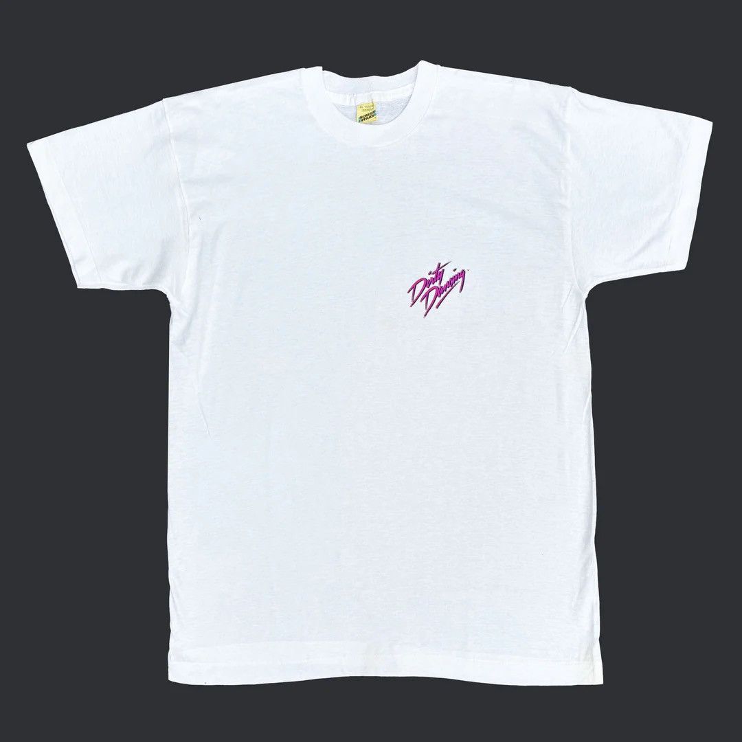 Vintage Dirty Dancing 1987 80s Vintage Movie Promo Logo T-Shirt Size US XL / EU 56 / 4 - 1 Thumbnail