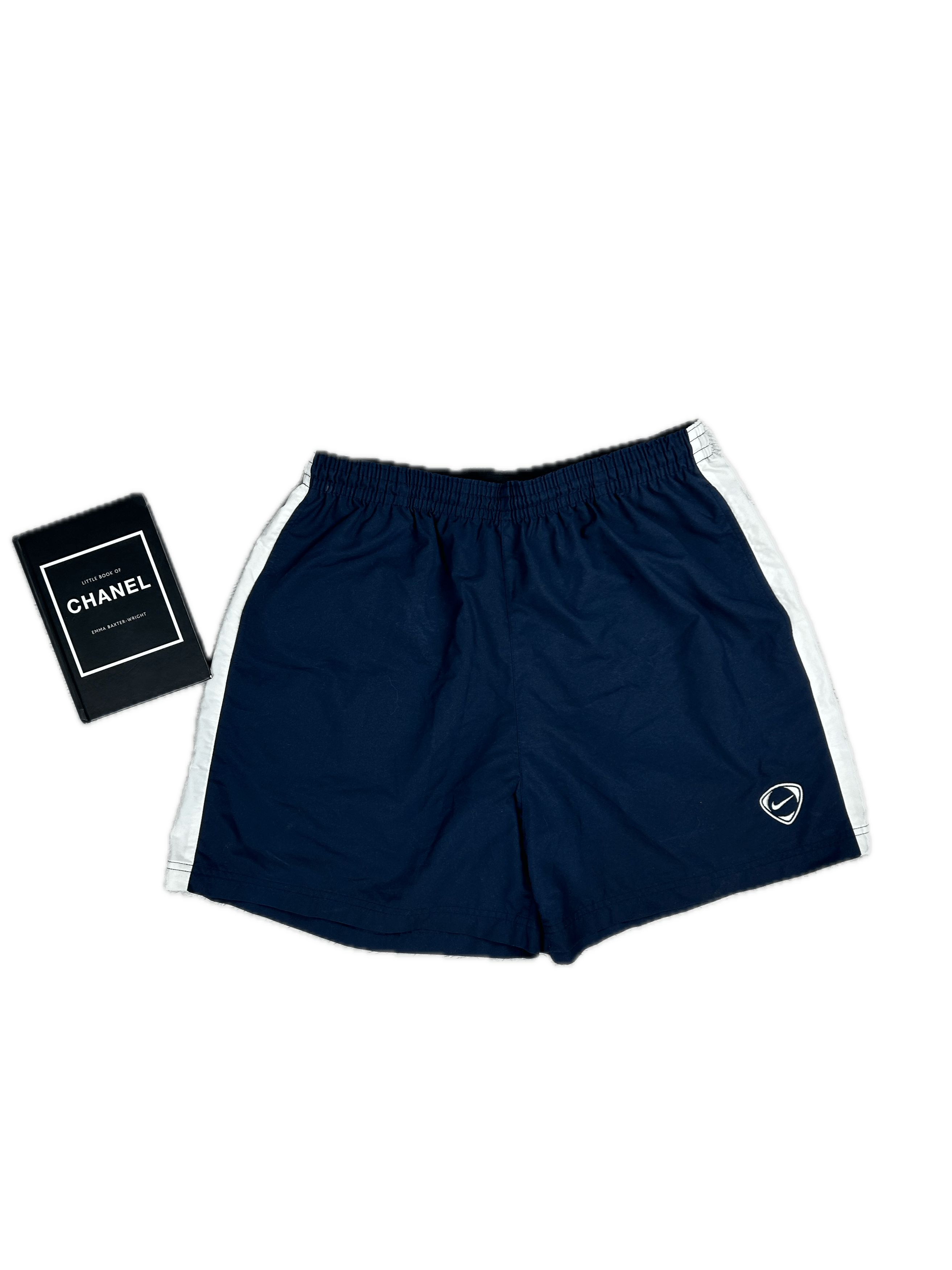 Nike × Vintage 90's Nike Vintage nylon Shorts Baggy Parachute Drill Size US 36 / EU 52 - 1 Thumbnail