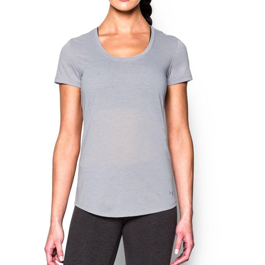 Under Armour Under Armour Streaker Short Sleeve Shirt Gray Womens Small Size S / US 4 / IT 40 - 9 Thumbnail