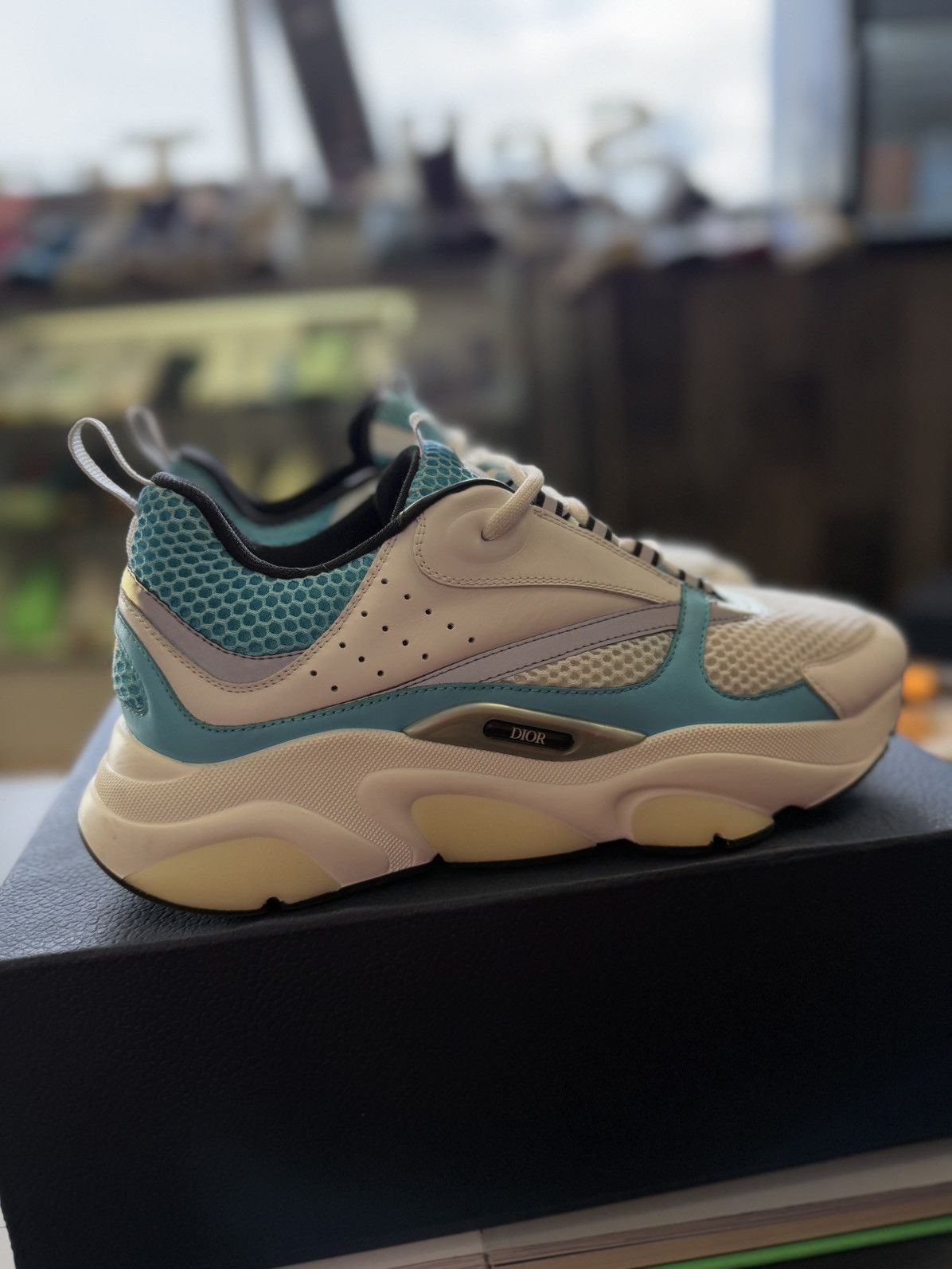 Dior Dior B22 Blue Low Top Sneakers Size 43EU/10US $1300 Retail Size US 10 / EU 43 - 2 Thumbnail