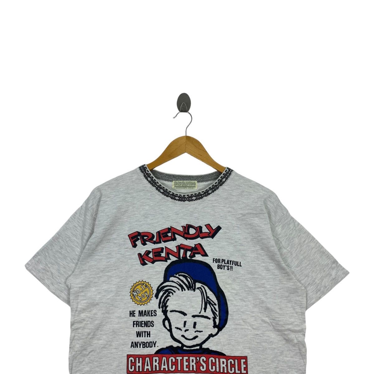 Vintage Vintage CITY GUY CLUB Friendly Kenta Comic Strip Tee Shirt Size L / US 10 / IT 46 - 2 Thumbnail