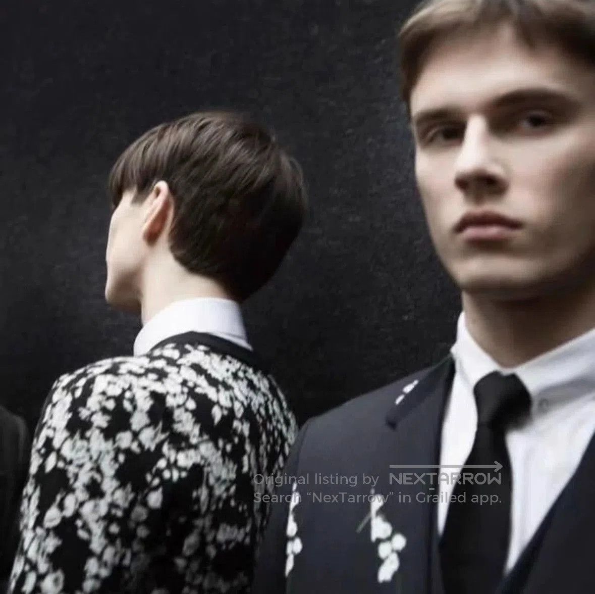 Dior Dior Homme 14fw Lily of the Valley Sweater. Size US M / EU 48-50 / 2 - 8 Thumbnail