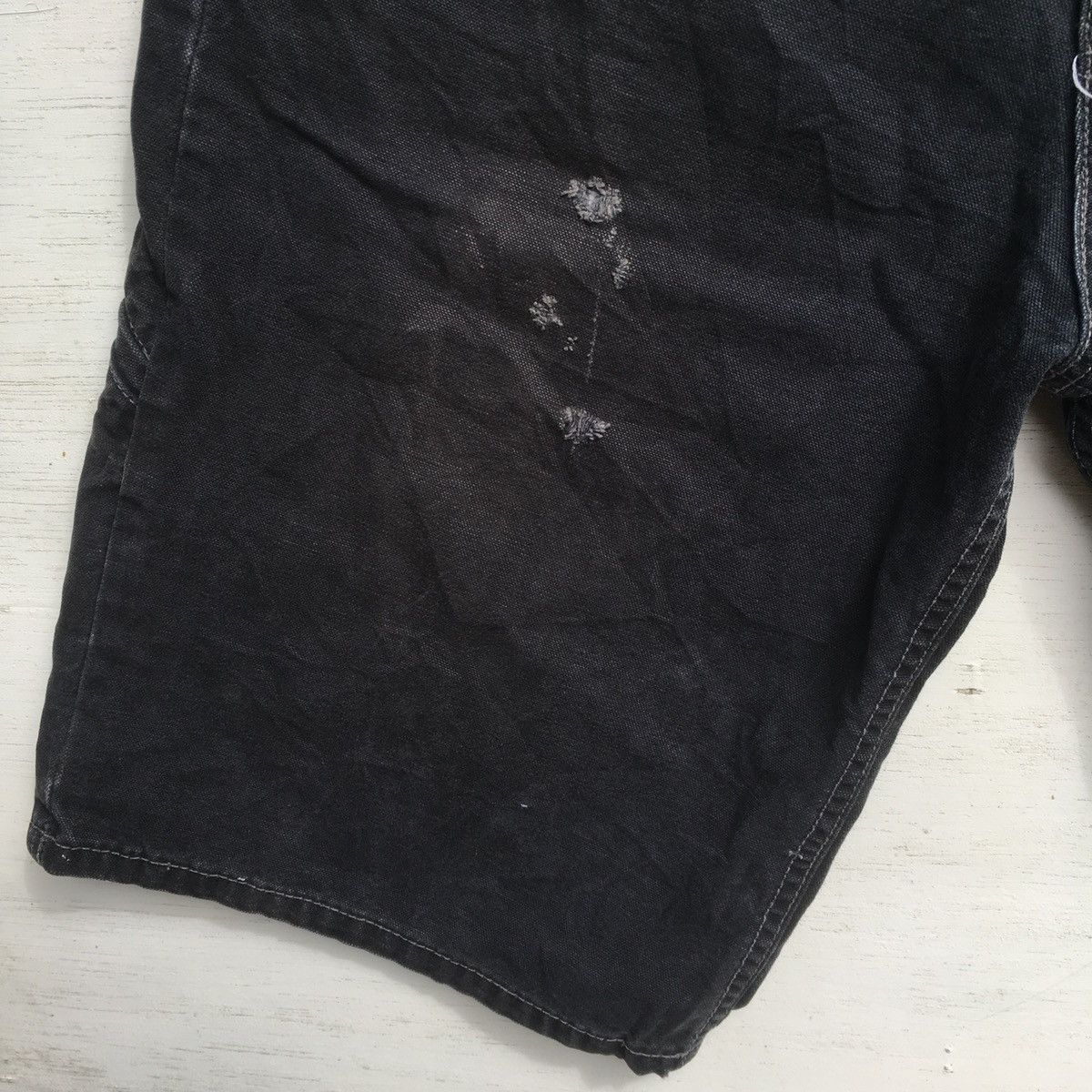 Dickies × Vintage SUN FADED VINTAGE DICKIES DISTRESSED CARPENTER JORTS Size US 35 - 5 Thumbnail