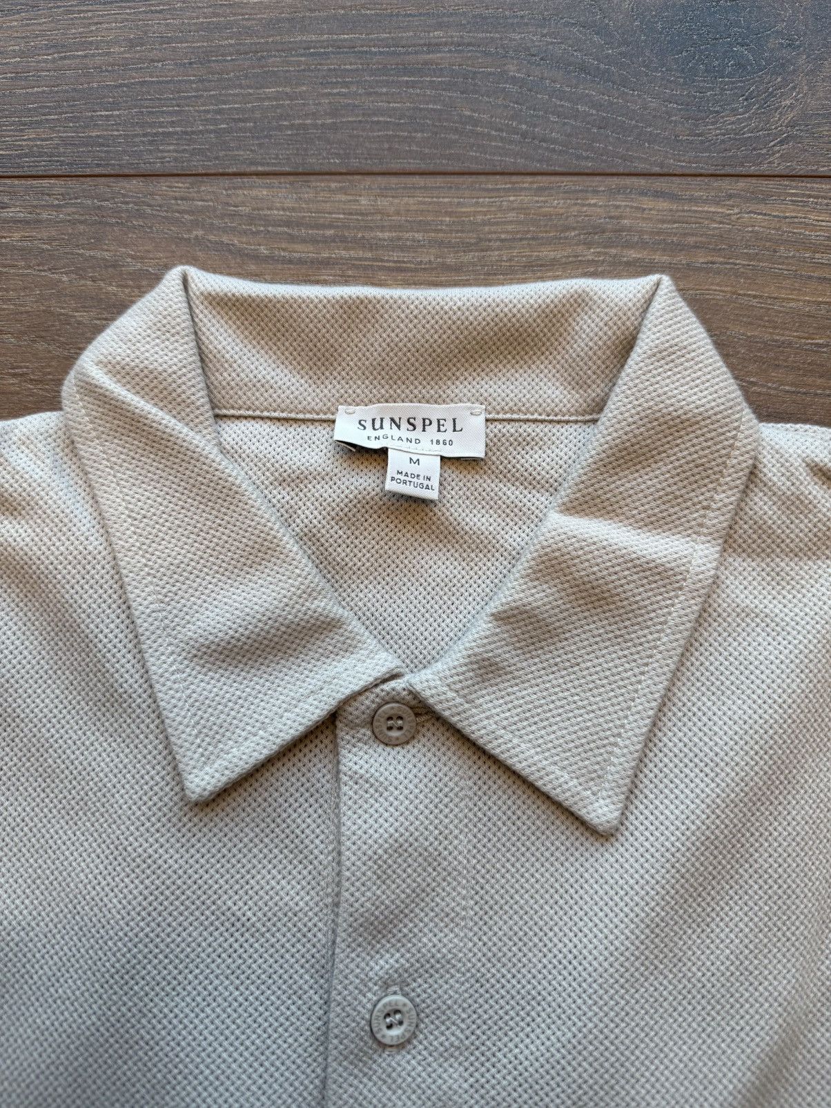 Sunspel Sunspel Ash Grey Riviera Polo - Size M Size US M / EU 48-50 / 2 - 2 Thumbnail