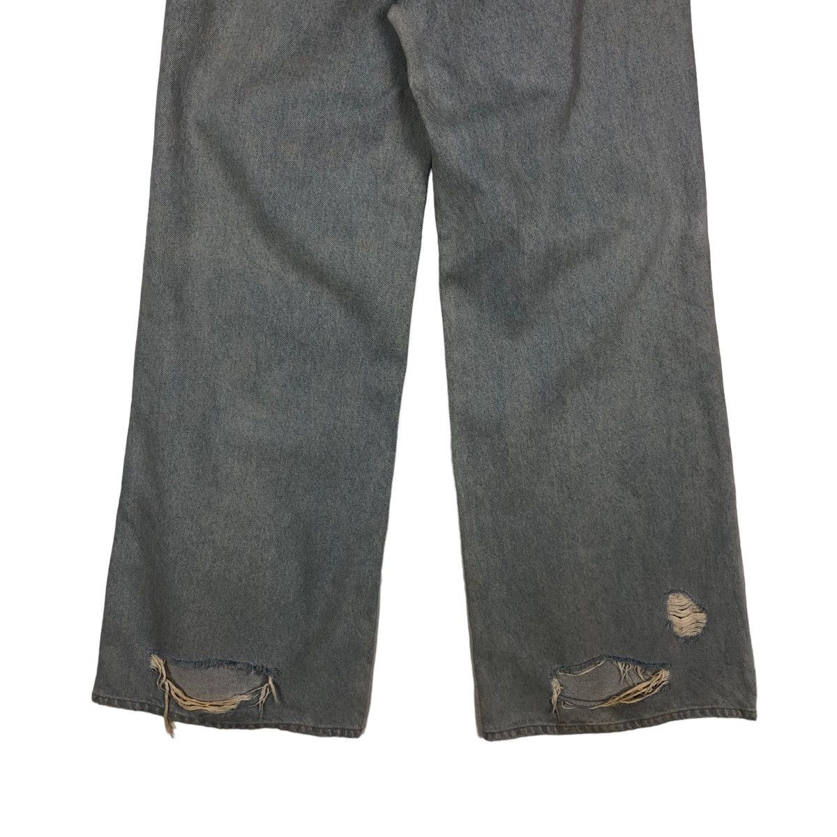 Japanese Brand DISTRESSED DENIM JEANS PUNK DESIGN EMODA JAPAN ISSEY MIYAKE Size US 26 / EU 42 - 12 Thumbnail