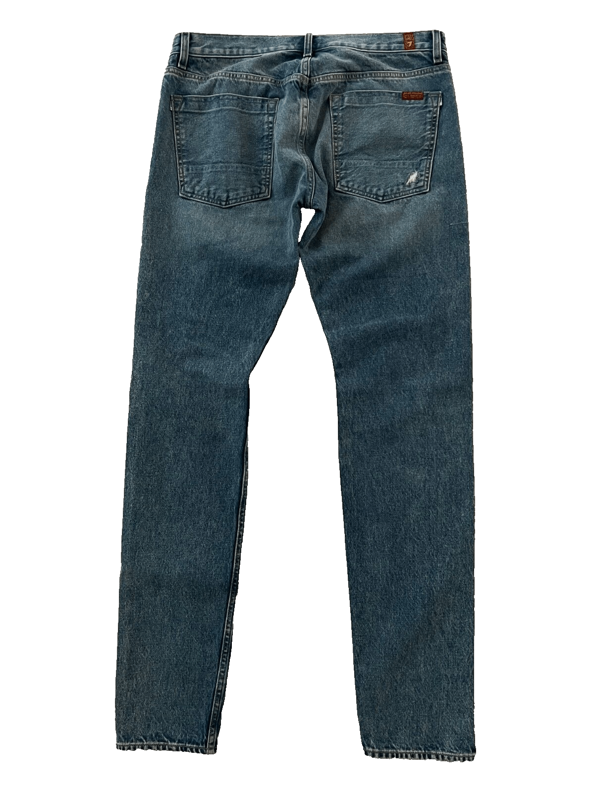 7 For All Mankind 7 For All Mankind Stacked Skinny Destroyed Jeans Blue ( 33 ) Size US 33 - 3 Thumbnail