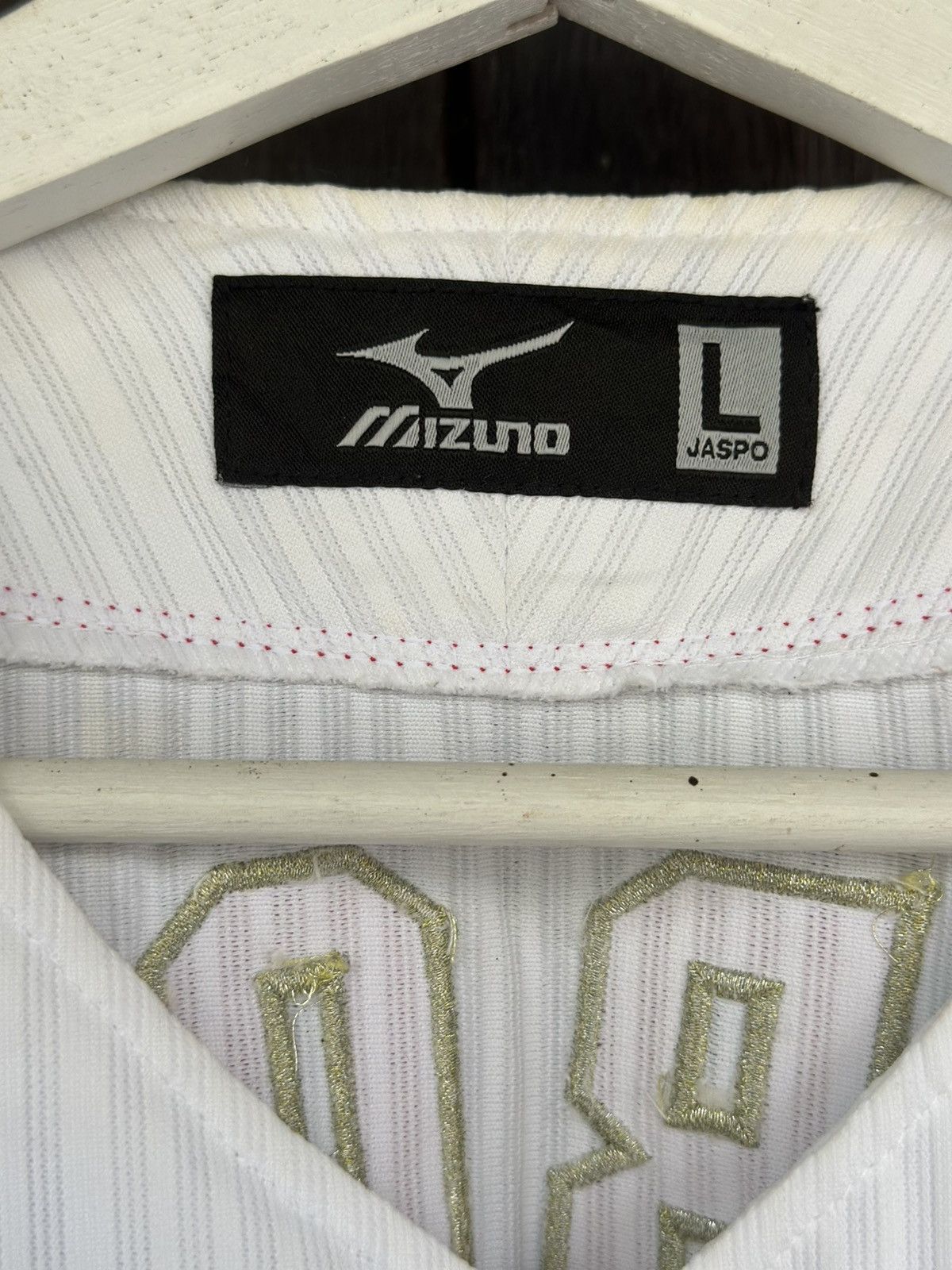 Japanese Brand Mizuno Hiroshima toyo Baseball Jersey Size US L / EU 52-54 / 3 - 3 Thumbnail