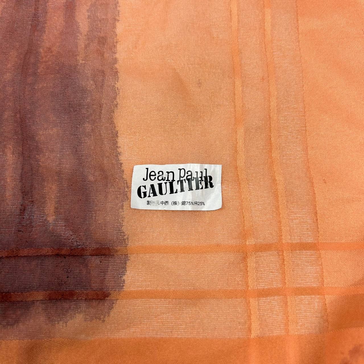 Jean Paul Gaultier Rare vintage 90s Jean-Paul Gaultier silk scarf Size ONE SIZE - 3 Thumbnail