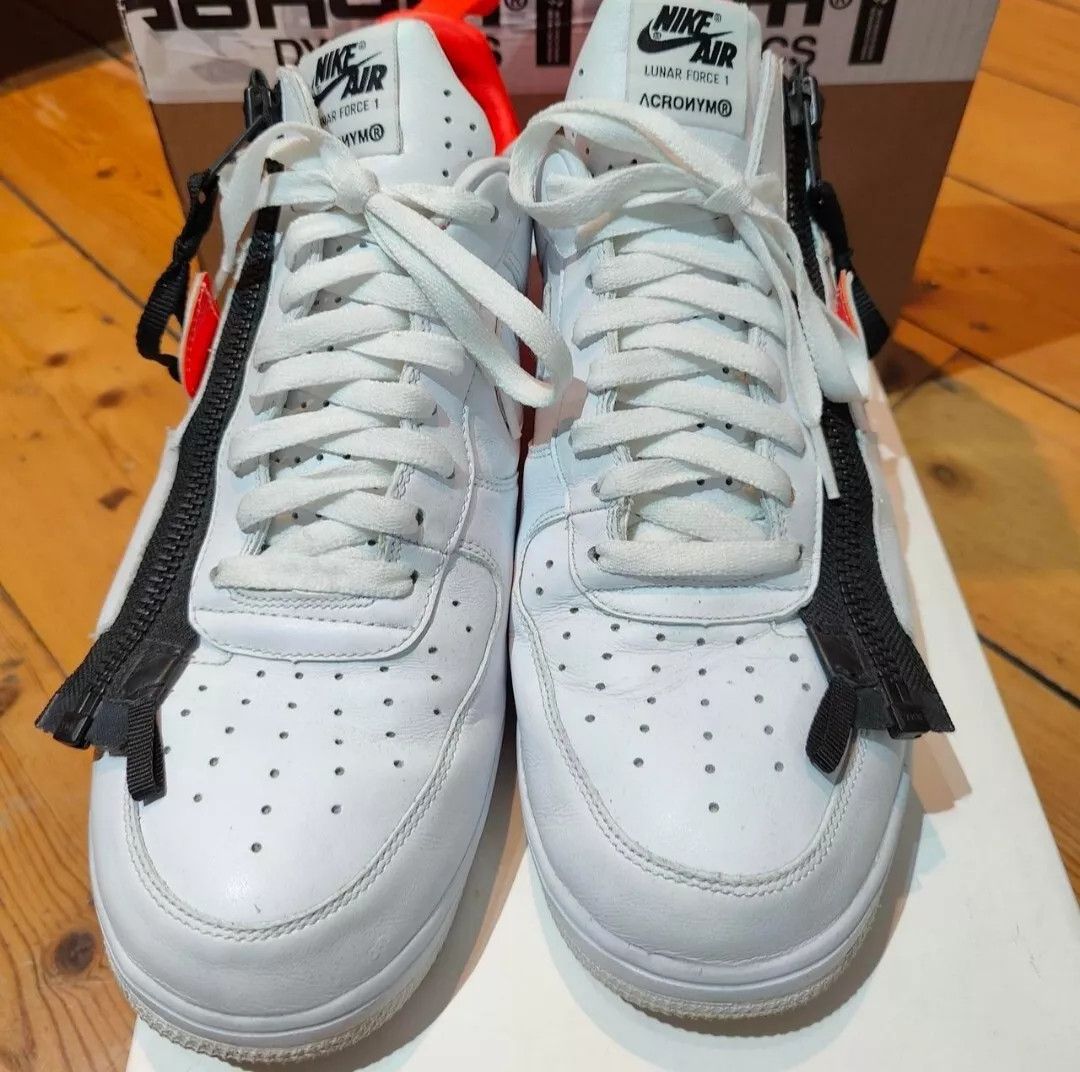 Acronym × Errolson Hugh × Nike Acronym x Nike Lunar Force 1 Crimson ...