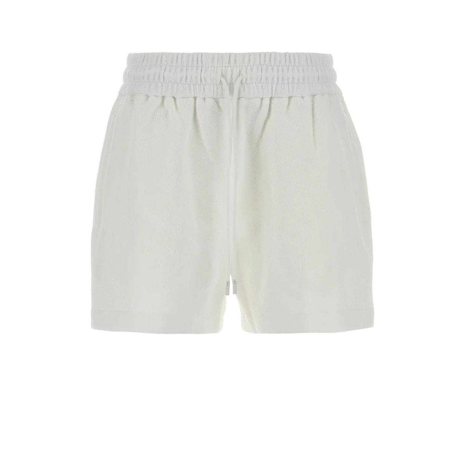 Gucci GUCCI White Stretch Nylon Bermuda Shorts New & Authentic (Me Size US 32 / EU 48 - 1 Thumbnail