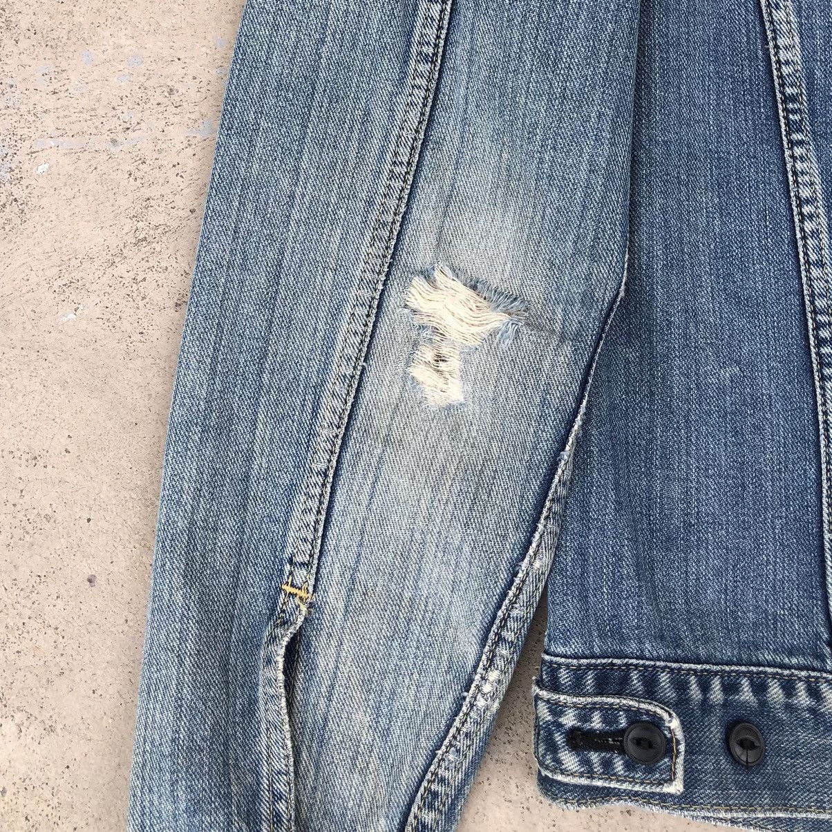 Edwin Vintage Edwin Distressed Denim Jacket Size US M / EU 48-50 / 2 - 7 Thumbnail