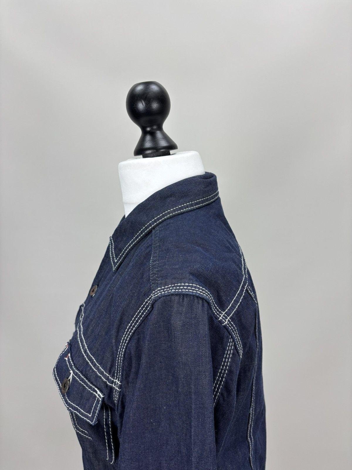 Diesel Womens denim jacket Diesel Size M Color Blue Size M / US 6-8 / IT 42-44 - 9 Thumbnail