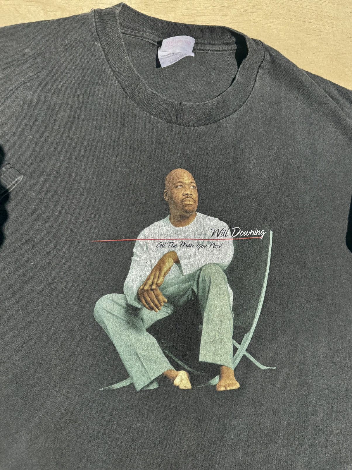 Rap Tees 1999 Will Downing Vintage 90’s RNB Rap Tee T-Shirt Size US XL / EU 56 / 4 - 3 Thumbnail