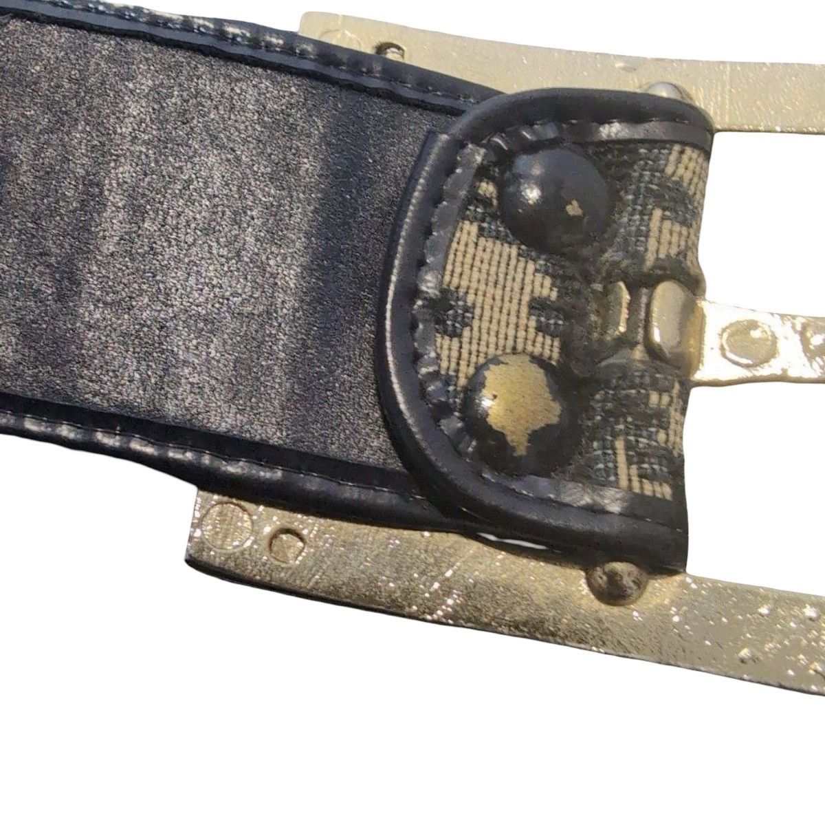 Dior Christian Dior Wide Trotter Monogram Canvas Leather Belt 📏65 Size ONE SIZE - 6 Thumbnail