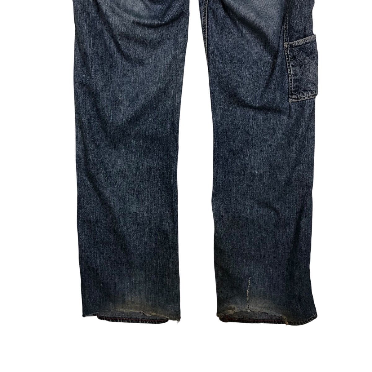 Japanese Brand × Vintage 📌Vintage Carpenter Denim Pants Worker Denim & Dungaree 92's Size US 32 / EU 48 - 11 Thumbnail