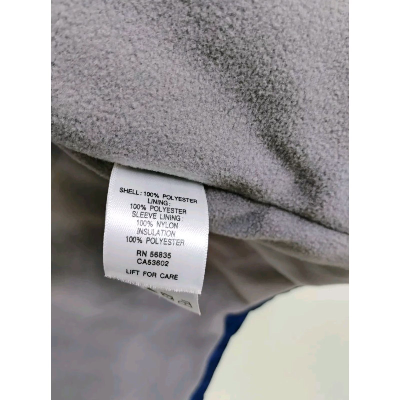 Vintage Cabela's Windbreaker Jacket Lined Windbreaker Jacket Polartec Full Zip Blue Mens Large Tall Size US L / EU 52-54 / 3 - 8 Thumbnail