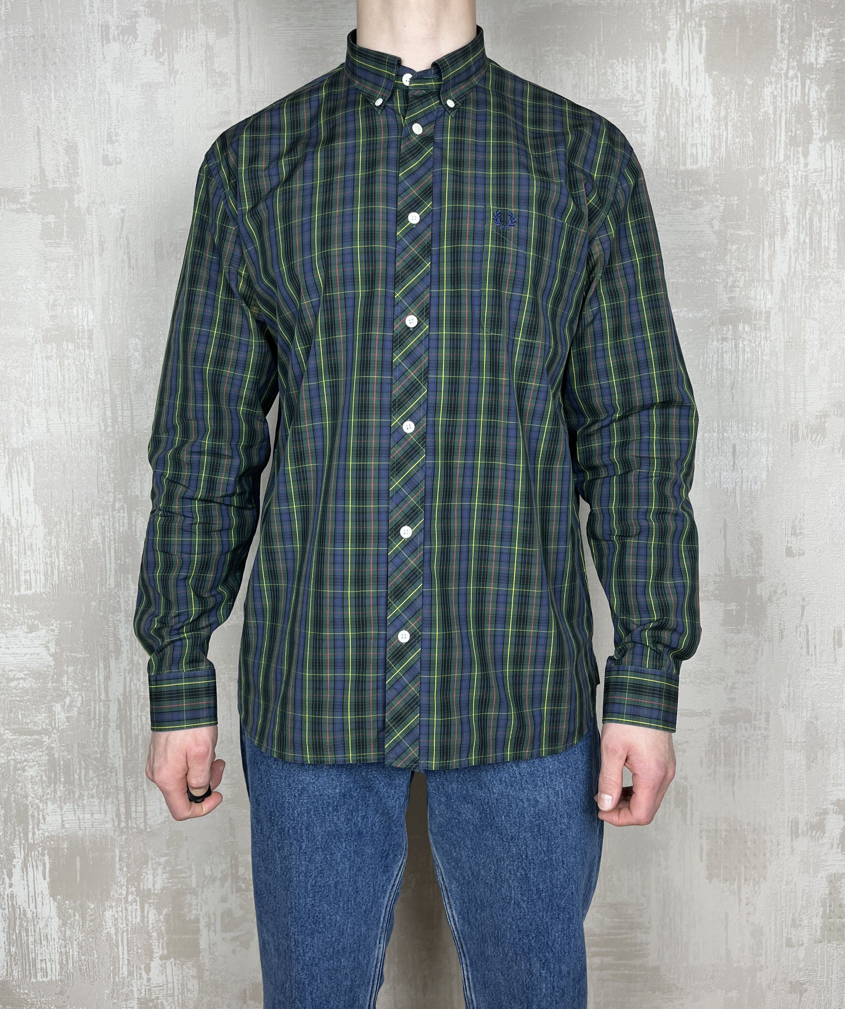 Fred Perry Fred Perry Check Pocket Shirt Long Sleeve Button Down Size US XL / EU 56 / 4 - 3 Thumbnail