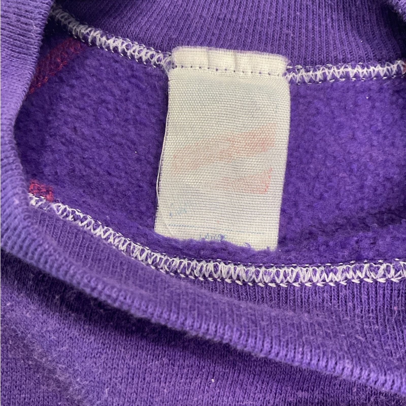 Vintage Vintage Purple Drama Sweater Size US L / EU 52-54 / 3 - 3 Thumbnail