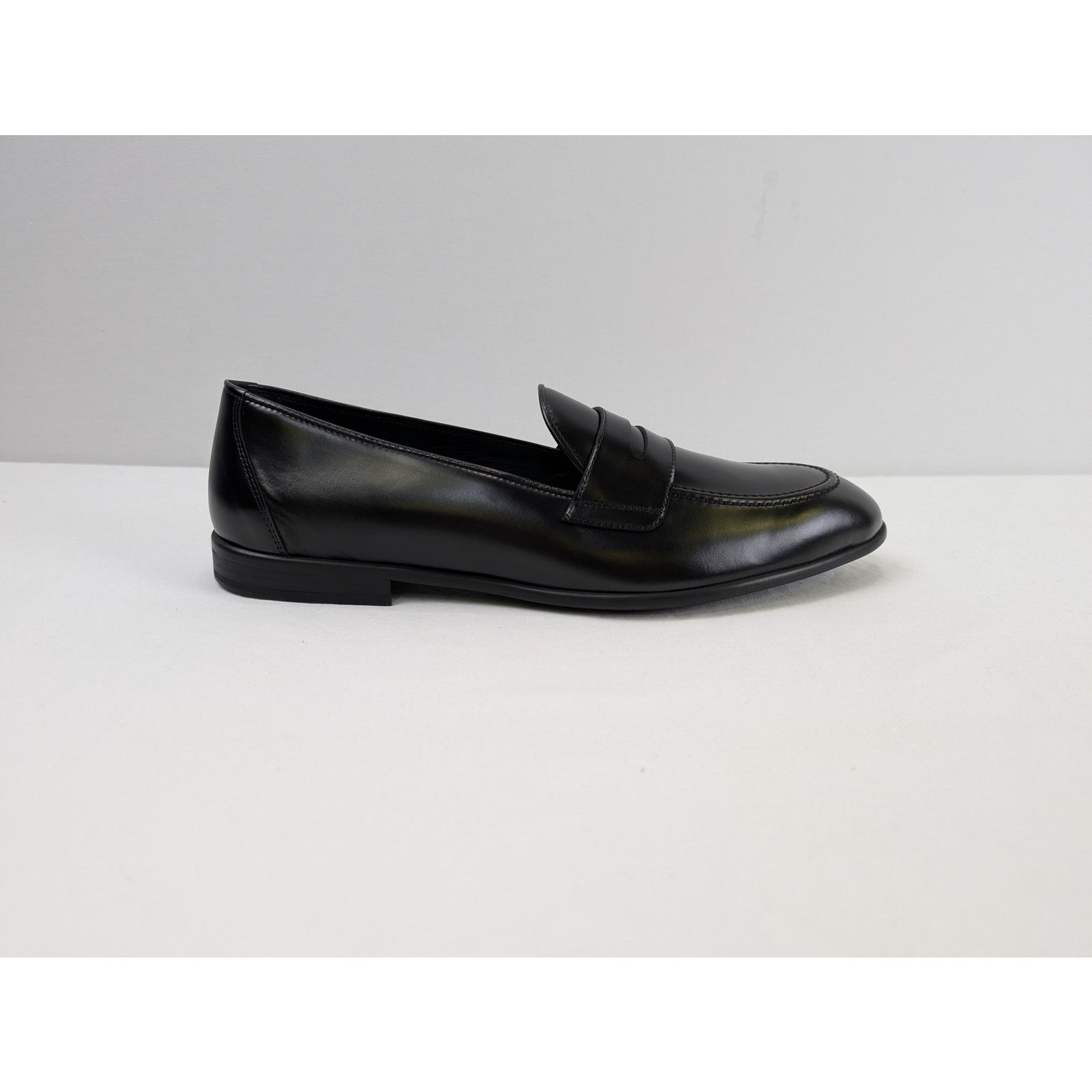 Brioni o1rshd1 Penny Loafer Uniform Shoe Boots in Black Size US 11.5 / EU 44-45 - 4 Thumbnail