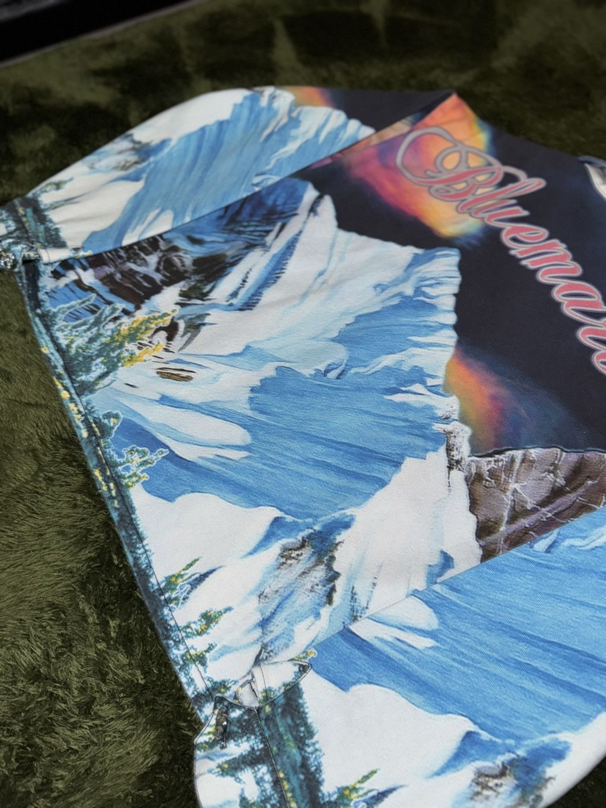 Bluemarble [M] BLUEMARBLE Mountain printed heavy Cotton Work Jacket Size US M / EU 48-50 / 2 - 9 Thumbnail