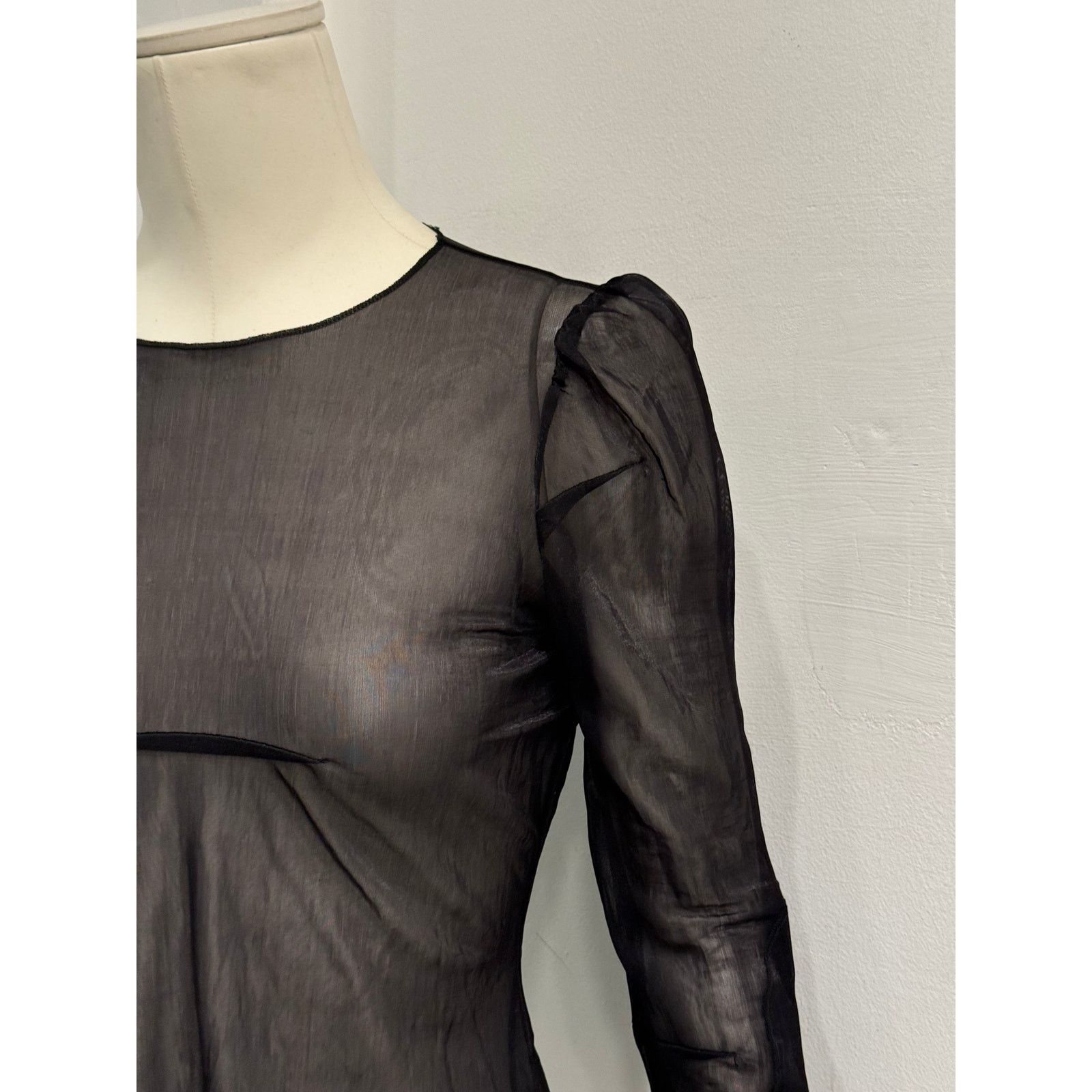 Maison Margiela A/W1991-1992 Maison Margiela cigarette shoulder mesh top Size M / US 6-8 / IT 42-44 - 7 Thumbnail