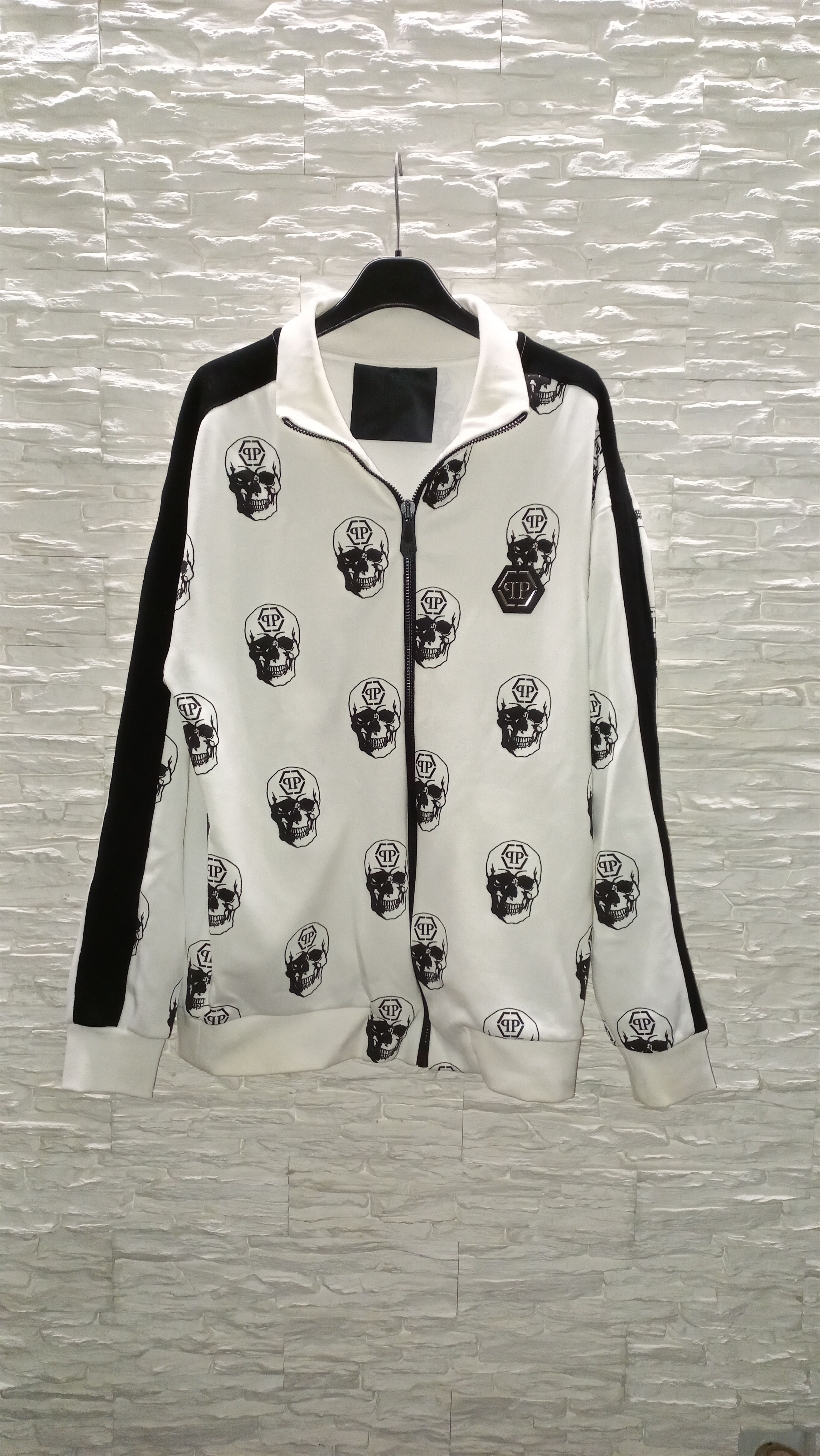 Philipp Plein Philip Plein Jogging Jacket Skull logo SS2019 Size US L / EU 52-54 / 3 - 1 Thumbnail